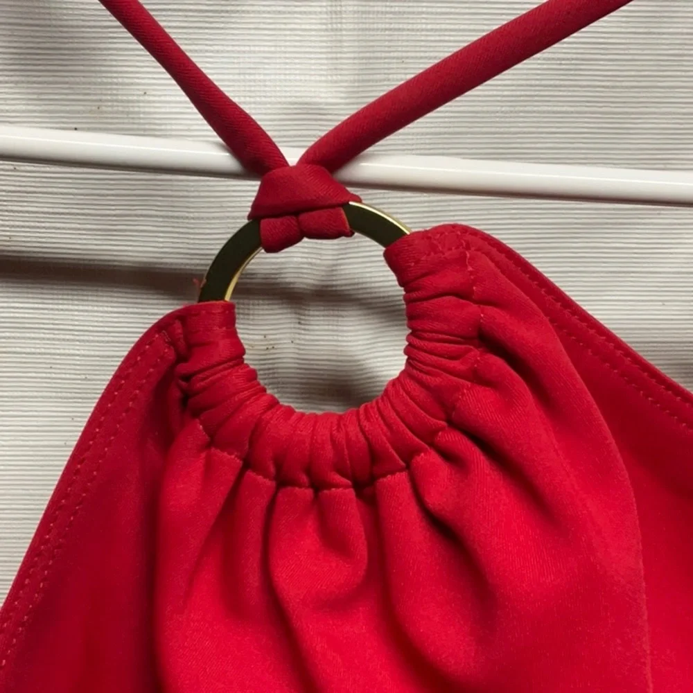 Trina Turk Red Dress, Size 4 - Picture 5 of 11